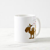 Camel met Sjabloon voor gebarentale Mok (Voorkant rechts)