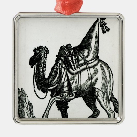 Camel Metalen Ornament (Voorkant)