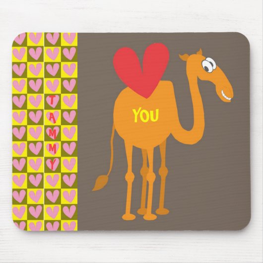 Camel Mousepad Muismat (Voorkant)