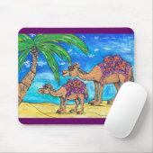 Camel Mum en Bub Mousepad Muismat (Met muis)