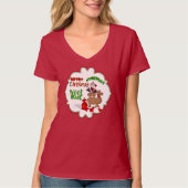 Camel op Santa Riding Hump Day T-shirt (Voorkant)