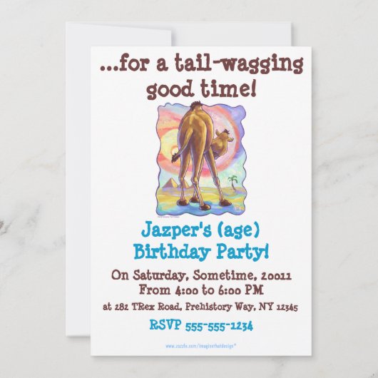 Camel Party Center Kaart (Achterkant)