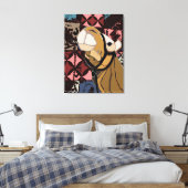 Camel Pattern Canvas Afdruk (Insitu (Slaapkamer))