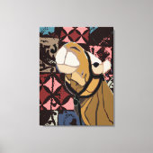 Camel Pattern Canvas Afdruk (Voorkant)