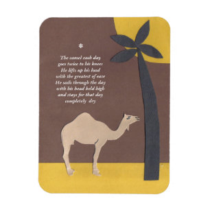Camel poem magnet magneet