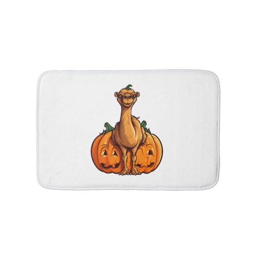Camel Pompoen Lazy Halloween Feestkostuum Kinder Badmat (Voorkant)