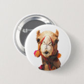 Camel Portrait Ronde Button 5,7 Cm (Voorkant /achterkant)