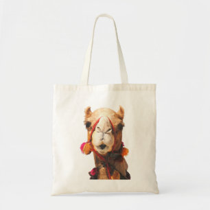 Camel Portrait Tote Bag