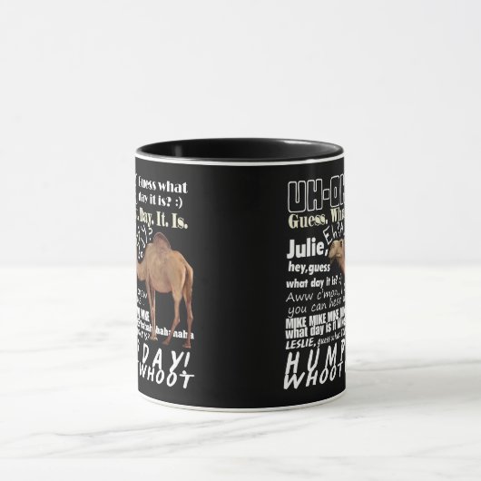 Camel raad op welke dag mok (Midden)