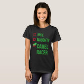 Camel Racer Pajama Kerstmis T-shirt (Voorkant volledig)