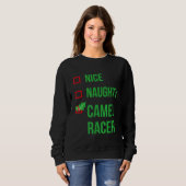 Camel Racer Pajama Kerstmis Trui (Voorkant volledig)