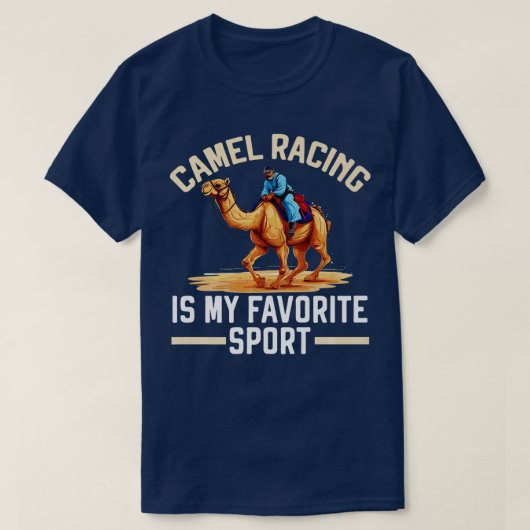 Camel Racing Dierlijke Race Hump Camel Riding Dese T-shirt (Design voorkant)