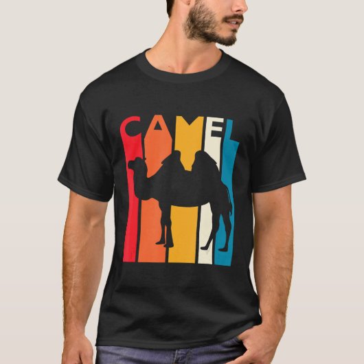 Camel Retrofor Animal Camel T-shirt (Voorkant)