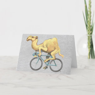 Camel Rijden op een fiets Kaart