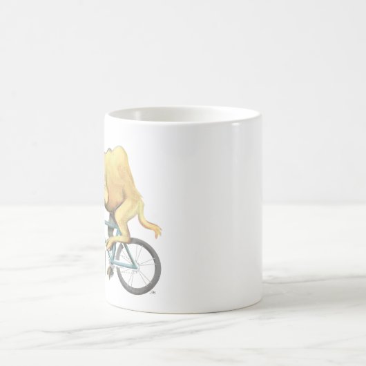 Camel Rijden op een fiets Koffiemok (Center)