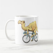 Camel Rijden op een fiets Koffiemok (Links)