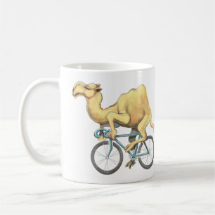 Camel Rijden op een fiets Koffiemok