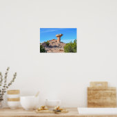 Camel Rock, New Mexico, in 2014 Poster (Keuken)
