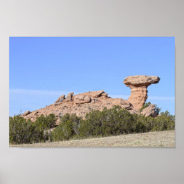 Camel Rock, New Mexico Poster