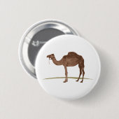 Camel Ronde Button 5,7 Cm (Voorkant /achterkant)