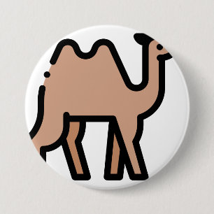 Camel Ronde Button 7,6 Cm