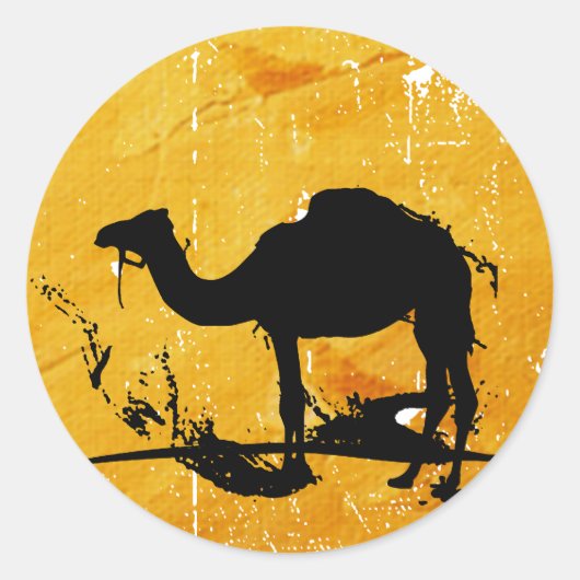 Camel Ronde Sticker (Voorkant)