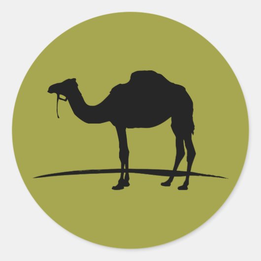 Camel Ronde Sticker (Voorkant)