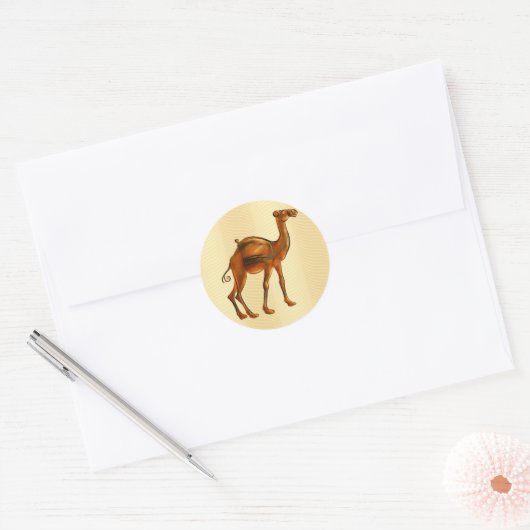 Camel Ronde Sticker (Envelop)