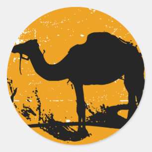 Camel Ronde Sticker