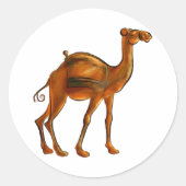 Camel Ronde Sticker (Voorkant)