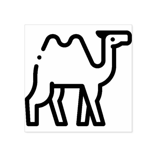 Camel Rubberstempel (Afrduk)