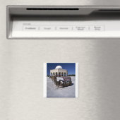 Camel rusteert voor dome, Monastir, Tunesië Magneet (Insitu (Vaatwasser))