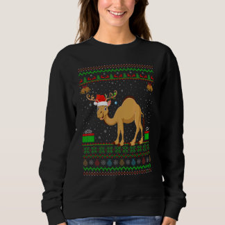 Camel Santa Hat Matching Ugly Camel Kerstmis Trui