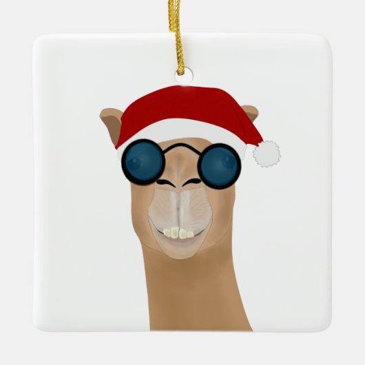 Camel Santa Ornament (Voorkant)