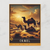 Camel | Schattige familie Briefkaart (Voorkant)