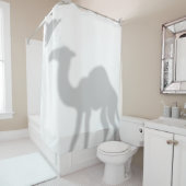 Camel Shadow Silhouette Shadow Buddies in Shower Douchegordijn (In situ)