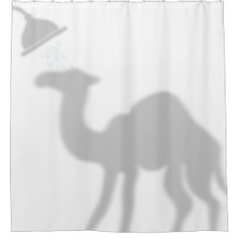 Camel Shadow Silhouette Shadow Buddies in Shower Douchegordijn