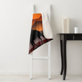 Camel Sherpa Blanket Beauful Sunset Deken (In situ)