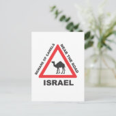 Camel Sign in Israel Briefkaart (Staand voorkant)