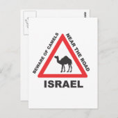 Camel Sign in Israel Briefkaart (Voorkant / Achterkant)
