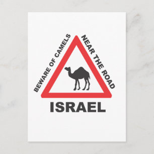 Camel Sign in Israel Briefkaart