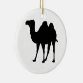 Camel Silhouette Keramisch Ornament (Rechts)