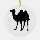 Camel Silhouette Keramisch Ornament (Voorkant)