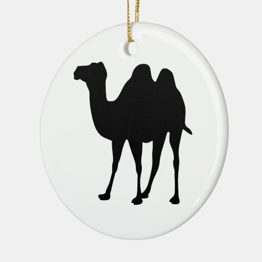 Camel Silhouette Keramisch Ornament (Links)