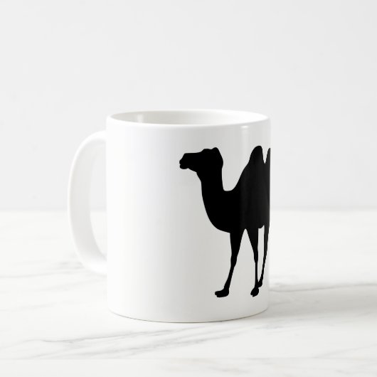 Camel Silhouette Koffiemok (Voorkant links)