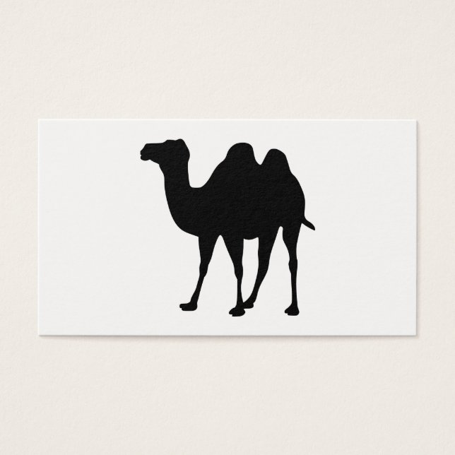 Camel Silhouette Visitekaartje (Voorkant)