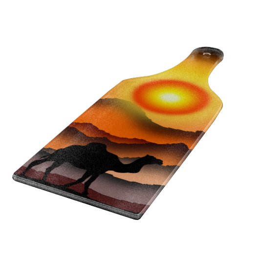 Camel snijplank - schilderij ontwerp (Hoek)
