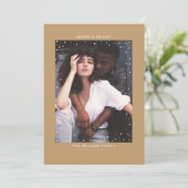 Camel Snowfall | Vrolijk kerstfeest met foto Kaart (Staand voorkant)