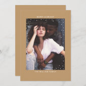 Camel Snowfall | Vrolijk kerstfeest met foto Kaart (Voorkant / Achterkant)