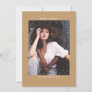 Camel Snowfall   Vrolijk kerstfeest met foto Kaart